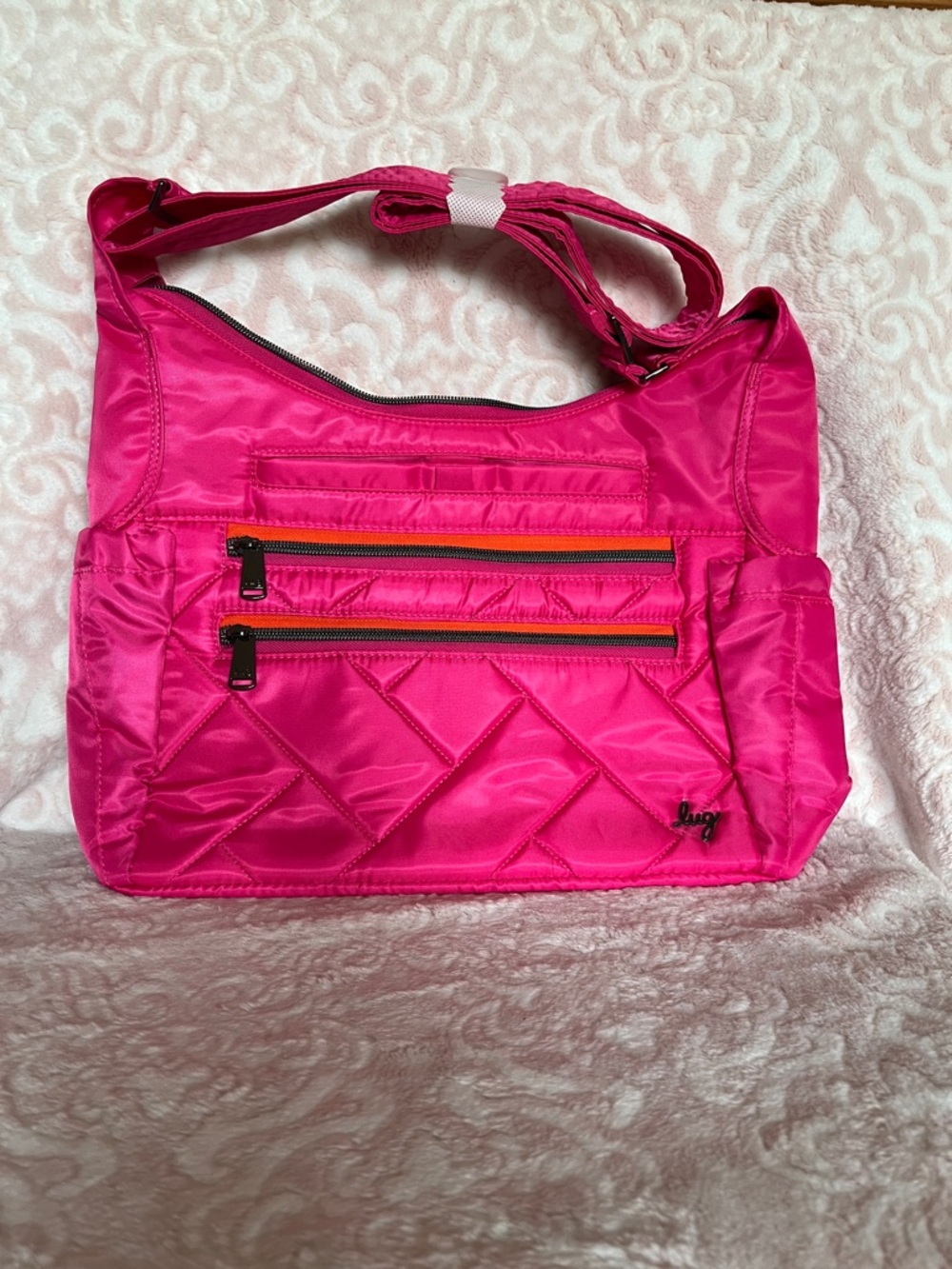 LUG - NWOT - Camper SE Crossbody Bag - Rosette Pink